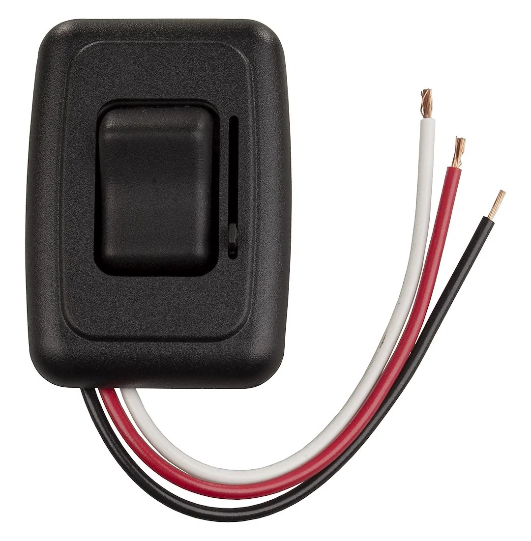 05-12315 – JR PRODUCTS Dimmer Switch, Universal Side Slide Black